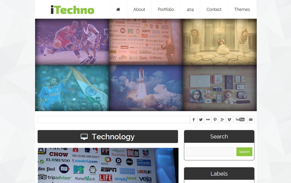 iTechno Professional Blogger Template