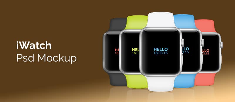 iWatch – Mockup PSD