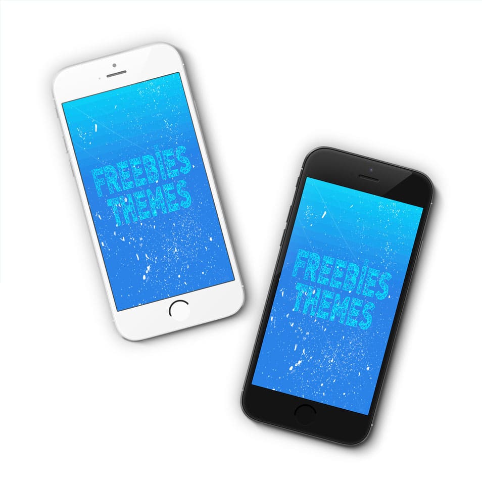 Apple iPhone 6 Plus Siyah Beyaz PSD