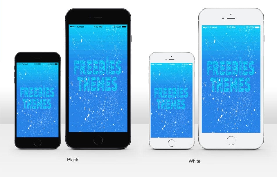 Apple iPhone 6 Plus vs iPhone 6 PSD