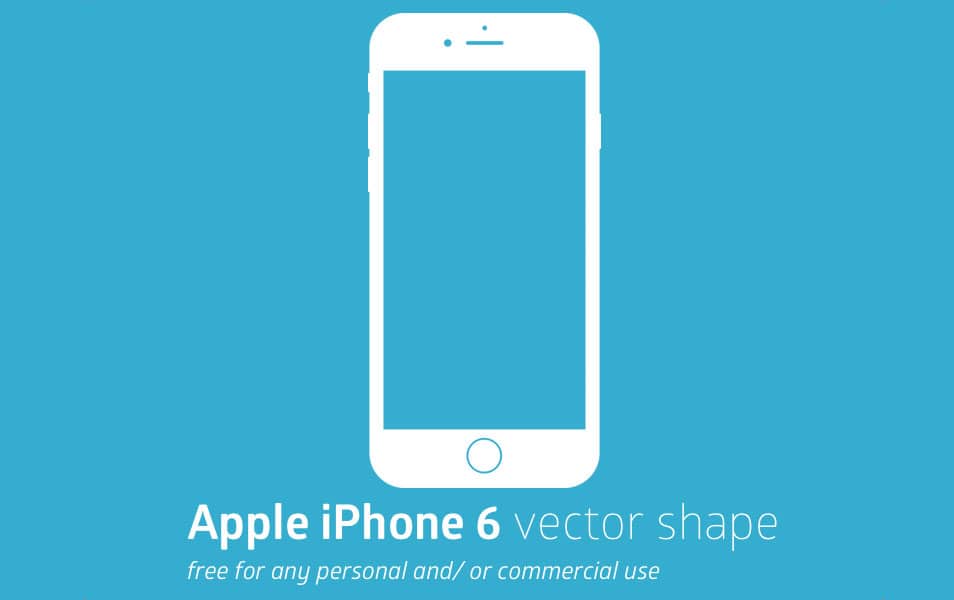 Apple iPhone 6 Vector Shape