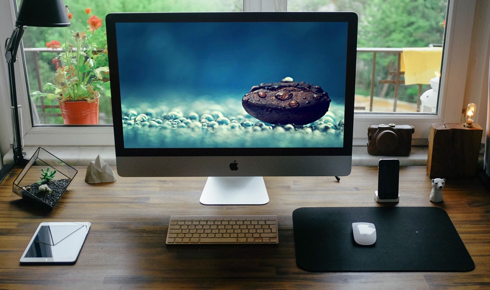Desk Setup Mockup PSD