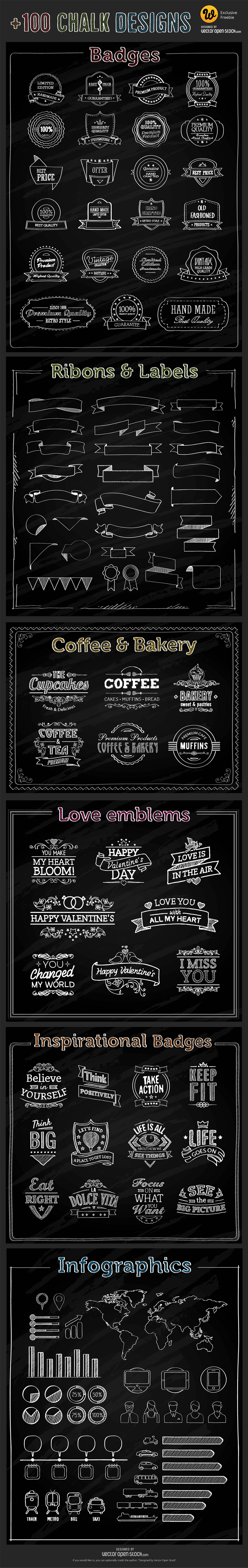 Free-Chalk-Vector-Elements