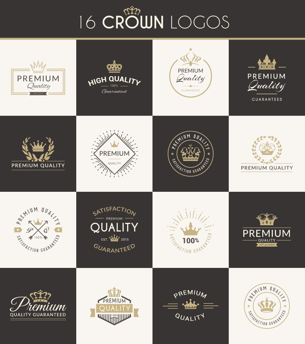 Free Crown Logos Vector
