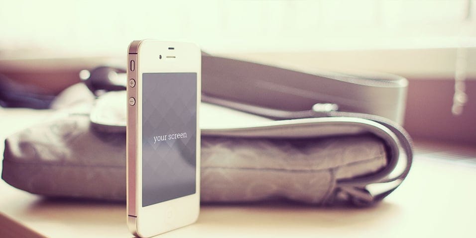 Free Iphone 5 photorealistic Mock Ups