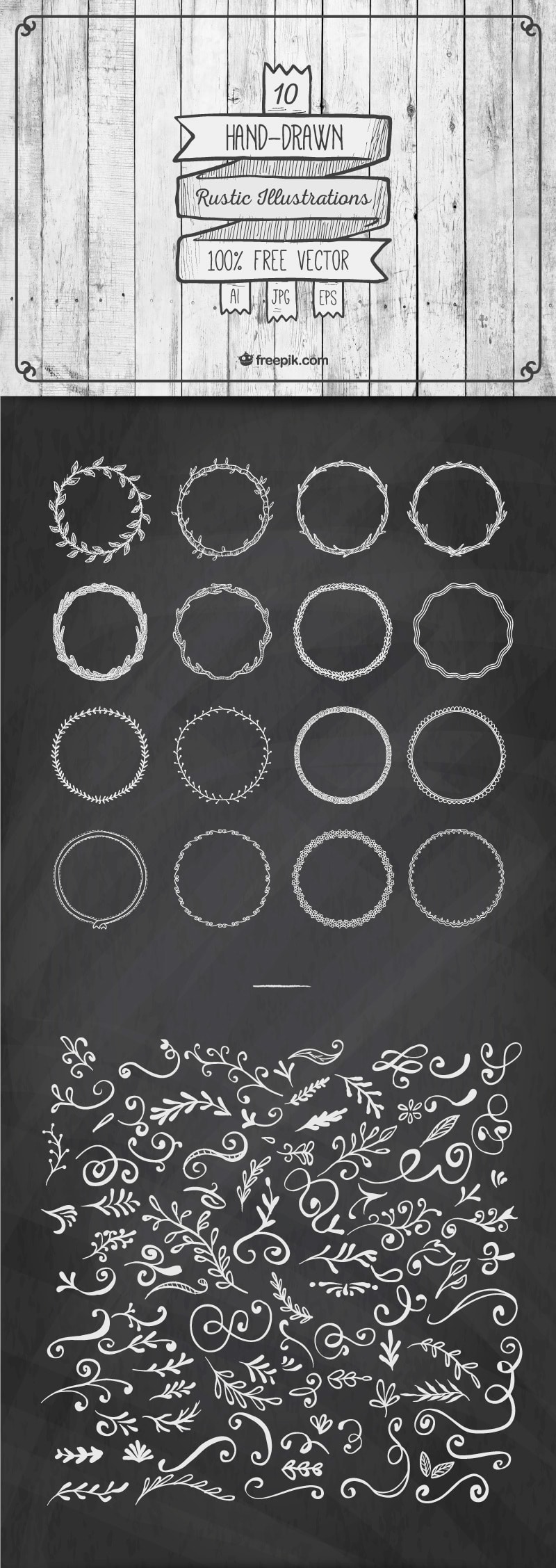 Free Rustic Illustrations in Vector