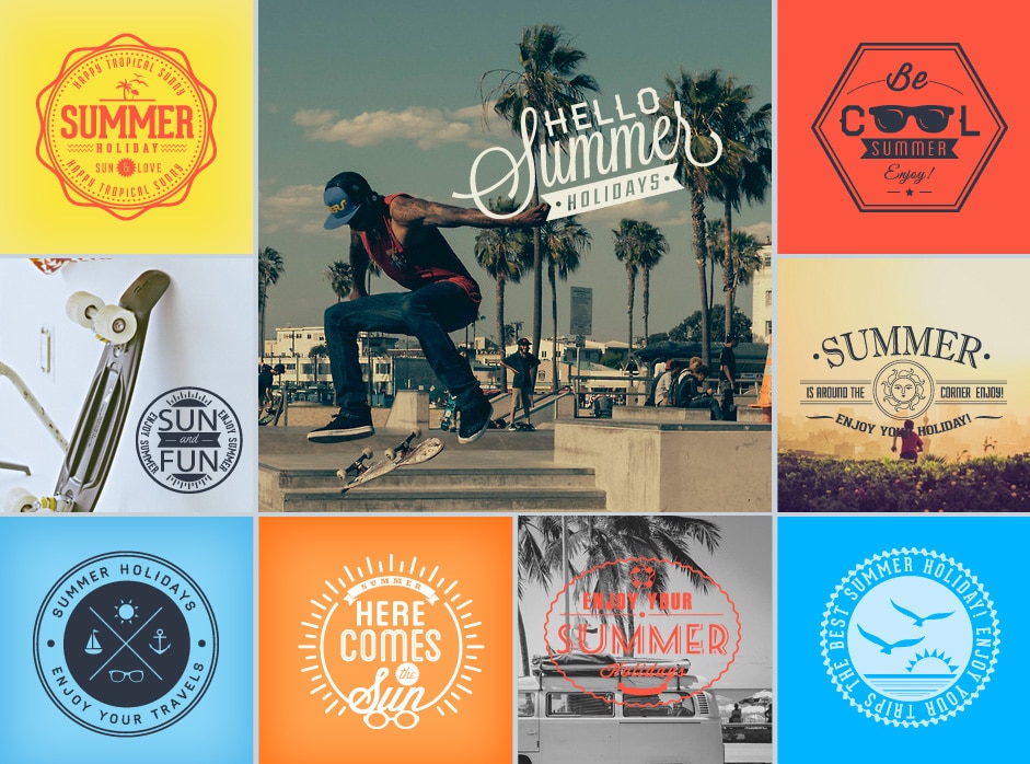 Free Vector Pack for Summer