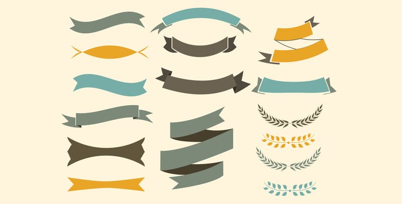 Free Vector Ribbons