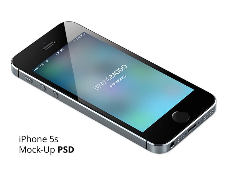 Iphone 5s Free Mockup PSD