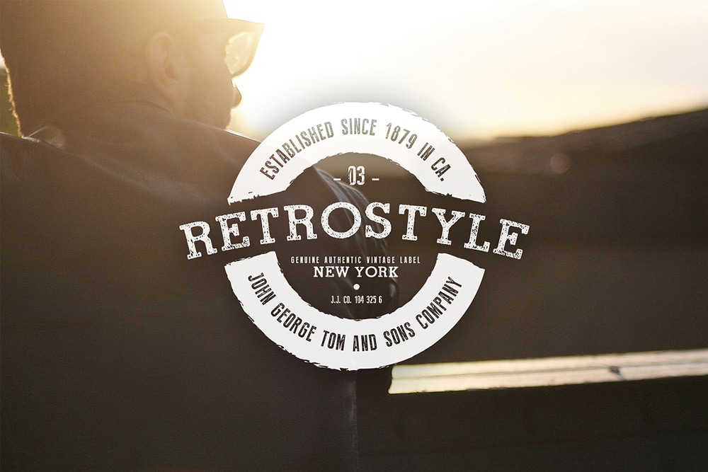 Retro Vintage Badges