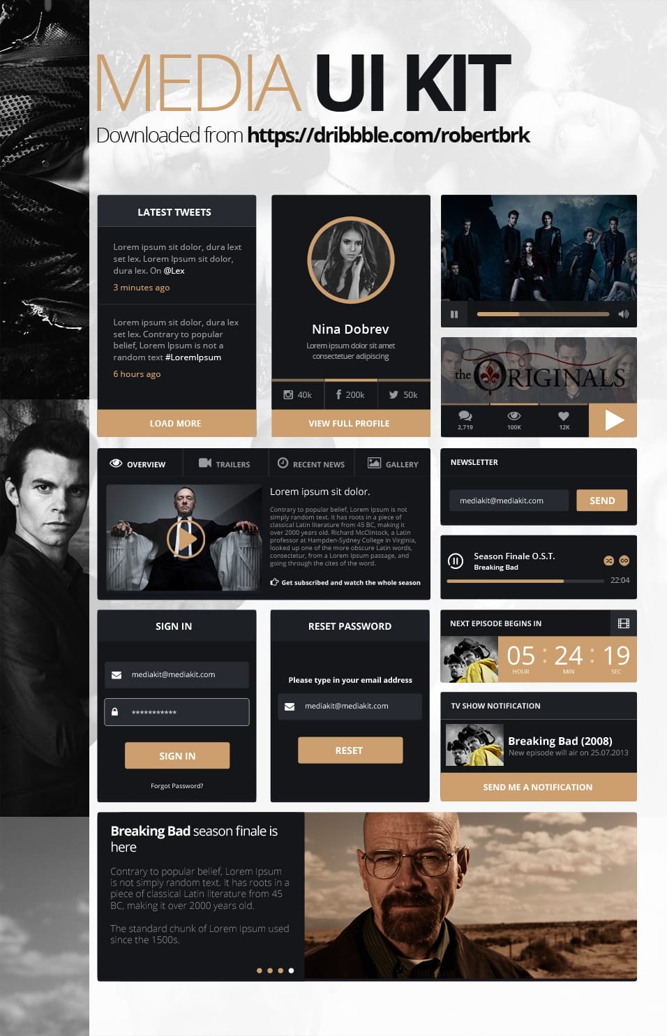 Small Media UI Kit