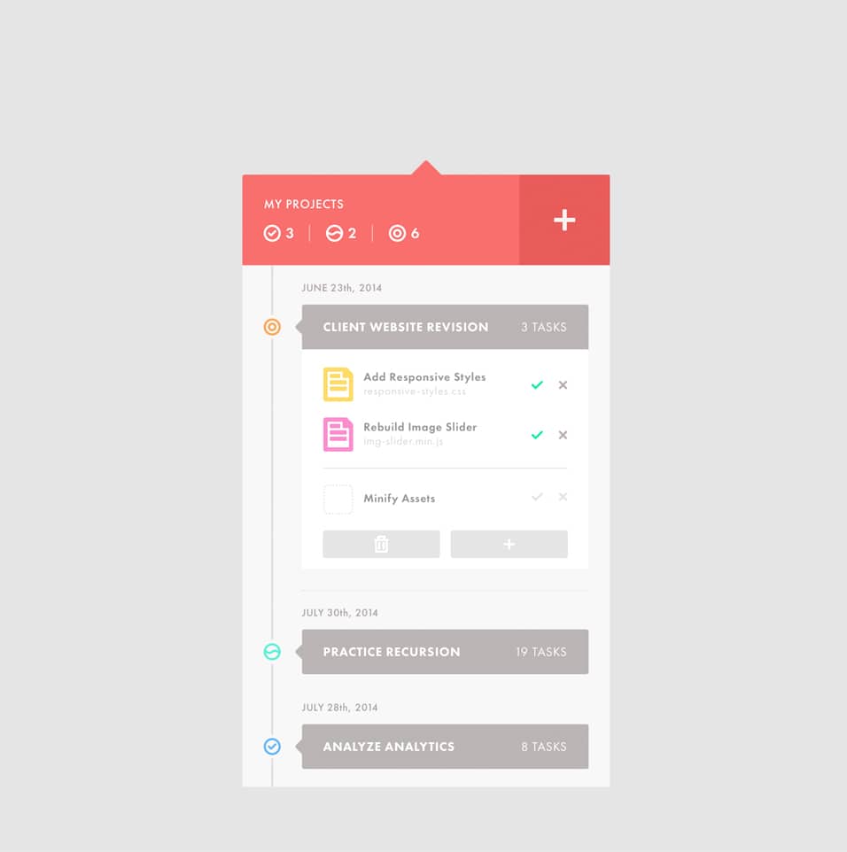 To do Widget PSD