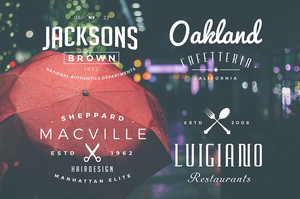 Vintage Logos Vector