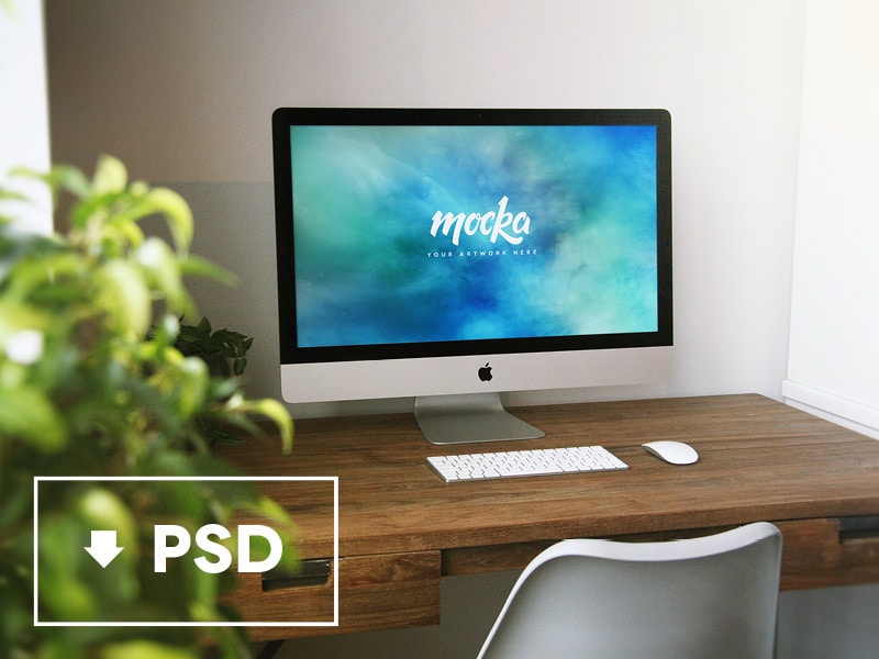 iMac Mockup PSD