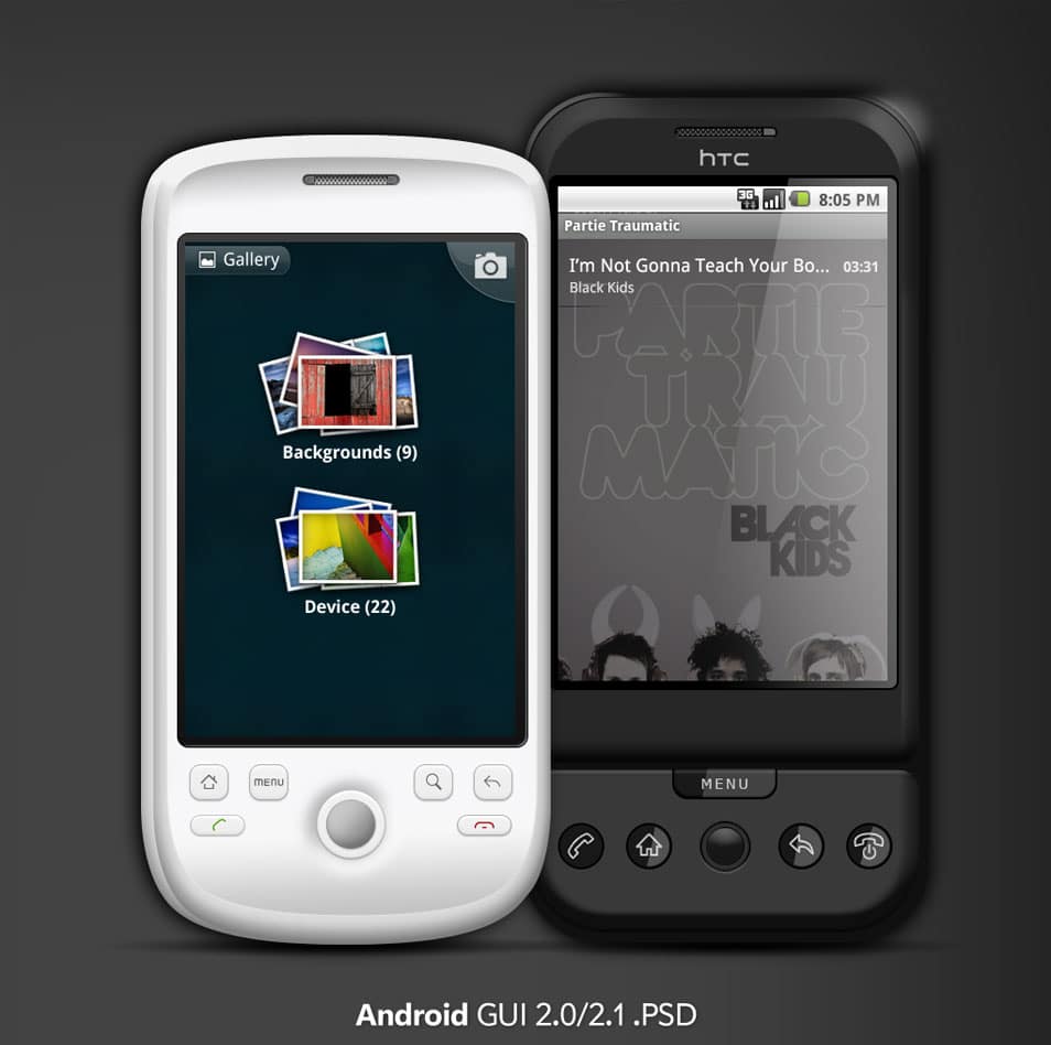 Android 2.0-2.1 GUI
