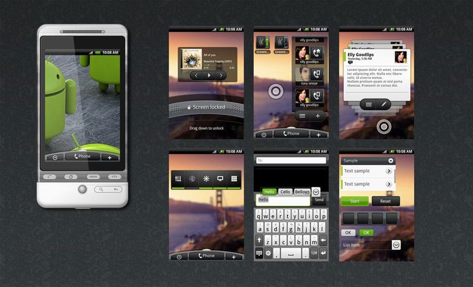Android GUI Set