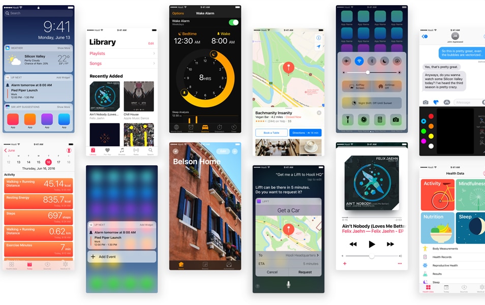 iOS 10 UI Kits