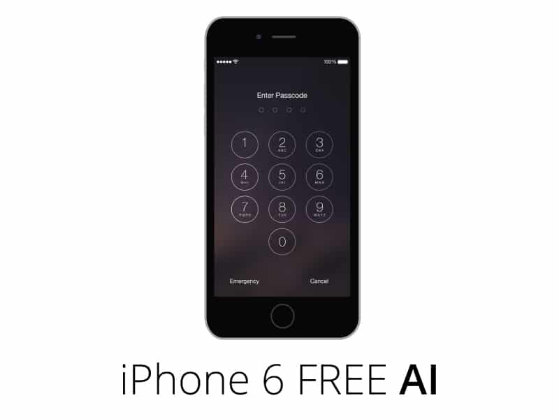 iPhone 6 Flat