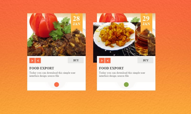 Food-Blog-Element-UI-Design-PSD
