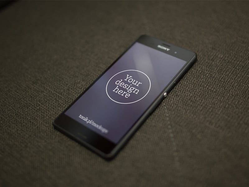 Free Xperia Z3 Mockups PSD