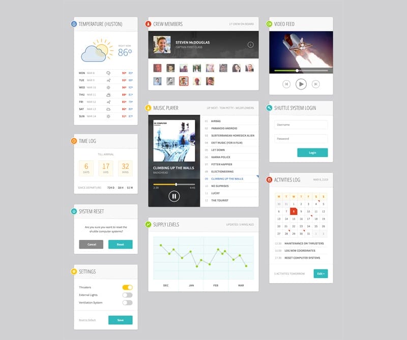 Icarus Free UI Kit