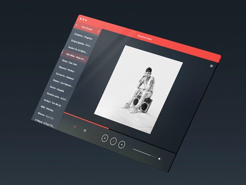 Media Player PSD