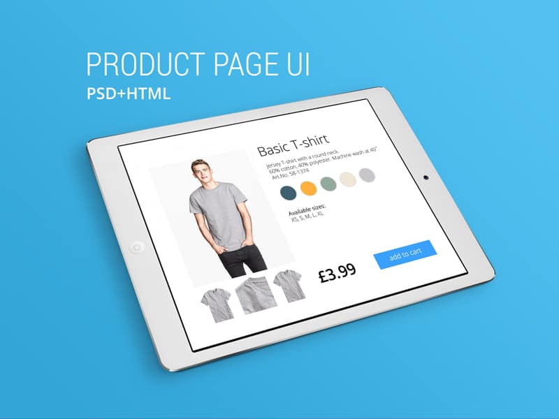 Product page