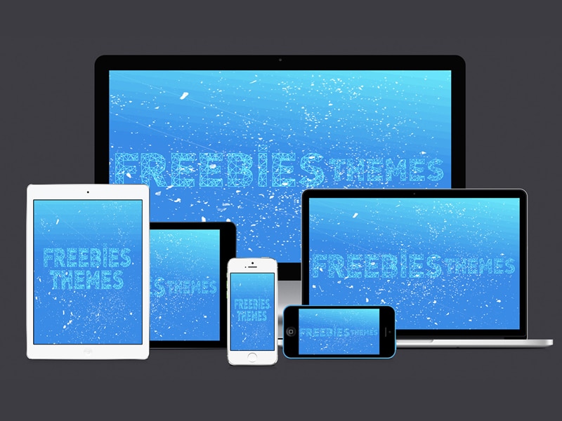 Apple iPhone iMac Macbook Pro iPad Mockup PSD