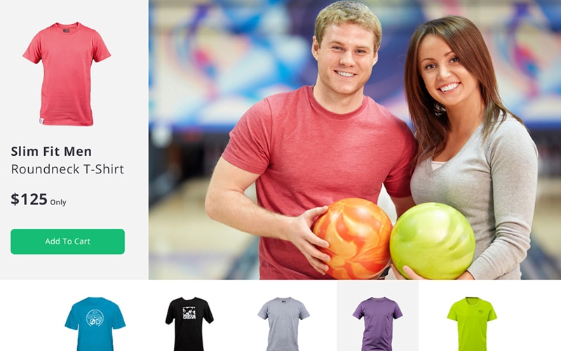 Free Minimal ECommerce Web Template PSD