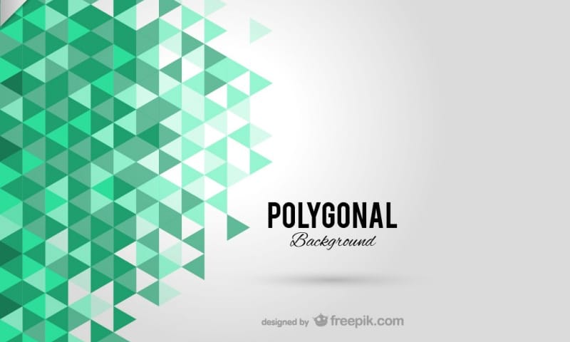 Polygonal backgrounds