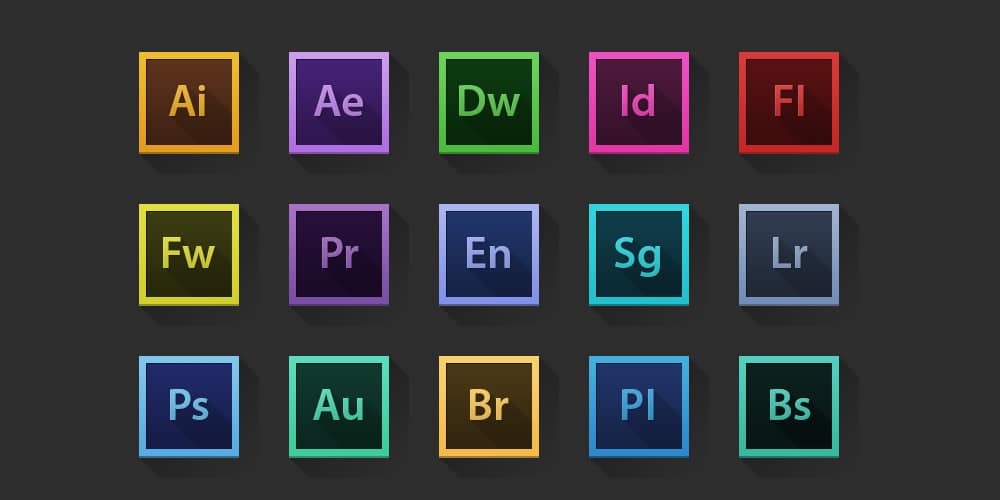 Adobe Creative Suite Icons
