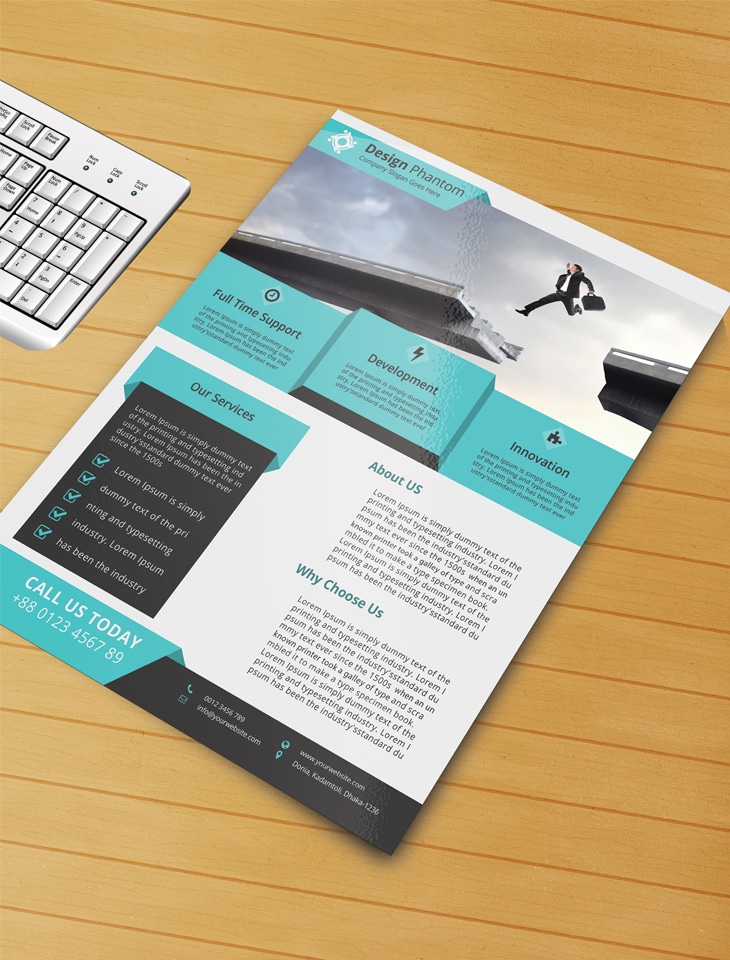 Business Flyer Template PSD