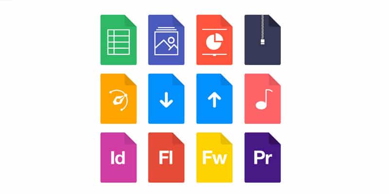 File Types Icons Set
