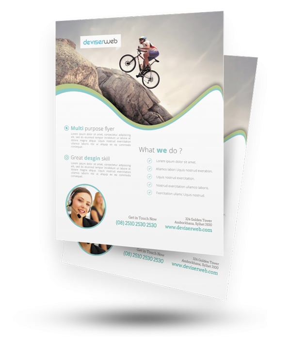 Free Corporate Flyer Template PSD