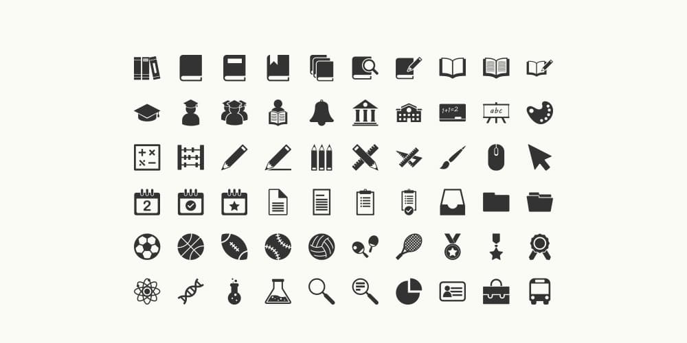 Free Education Vector Icons