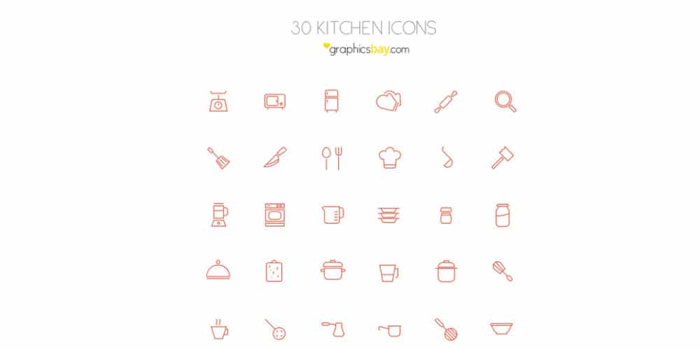 Free Kitchen Icons