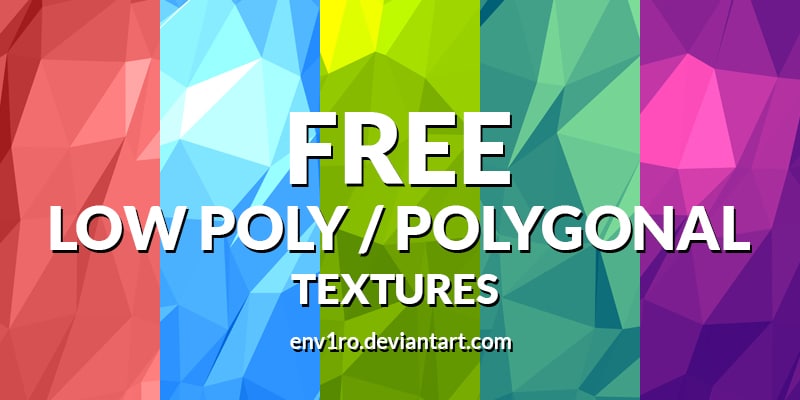 Free Polygonal / Low Poly Background Textures