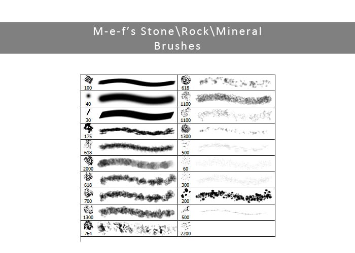 Free Rock Brushes