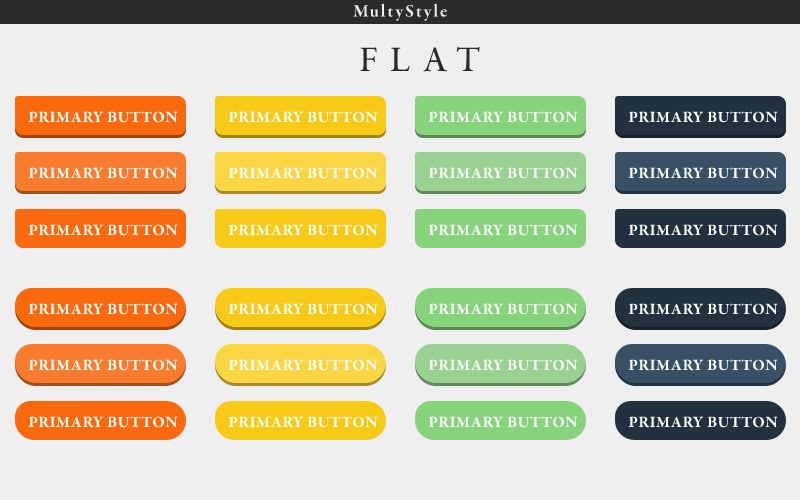 MultyStyle Button PSD