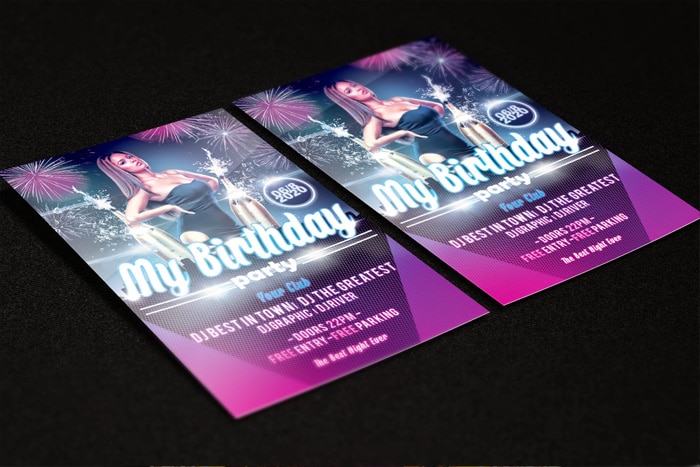 My Birthday Party Flyer Template PSD