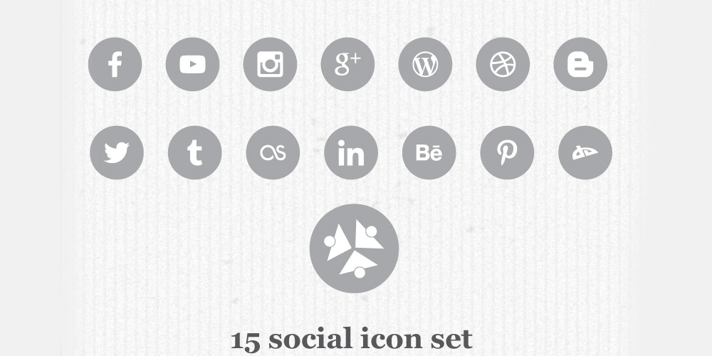 Social Flat Icons