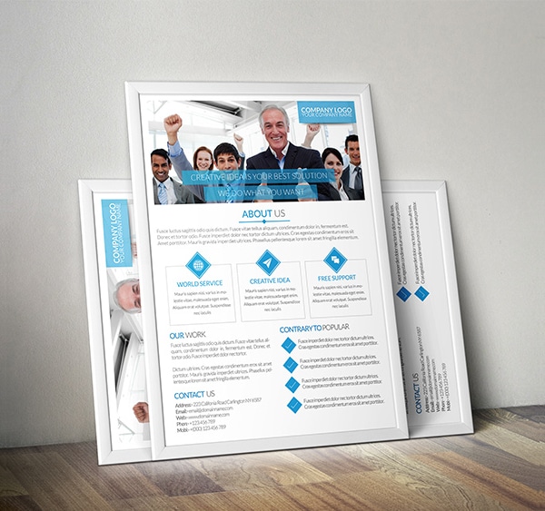 Unic & Clean Business Flyer PSD