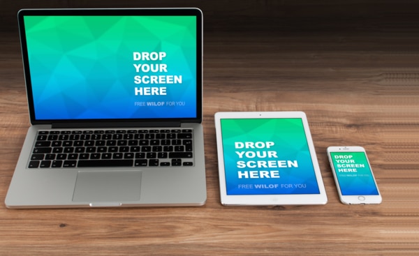 Apple Devices Mockup PSD
