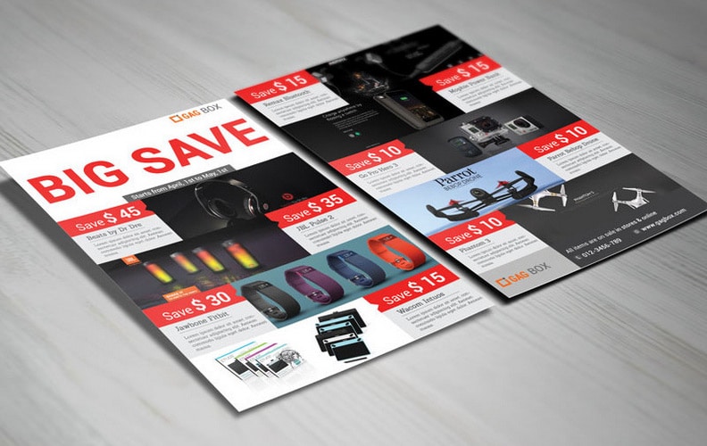 Big Save Product Sale Flyer PSD