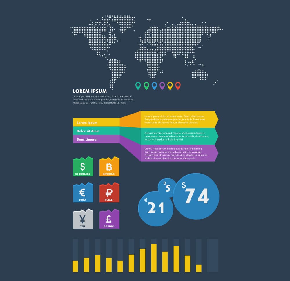 Financial Information Graphic Elements