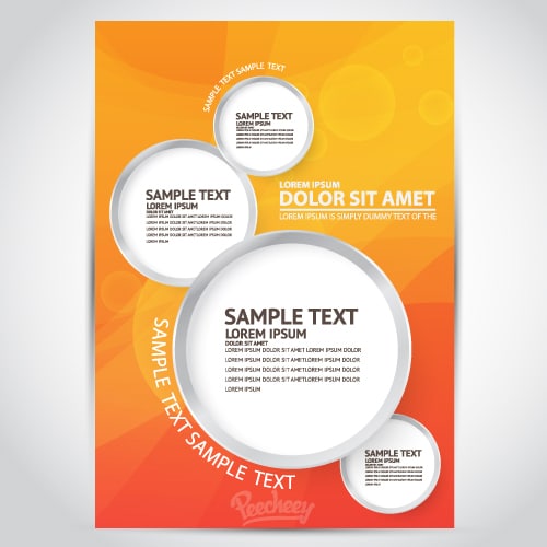 Flyer Template Infographics