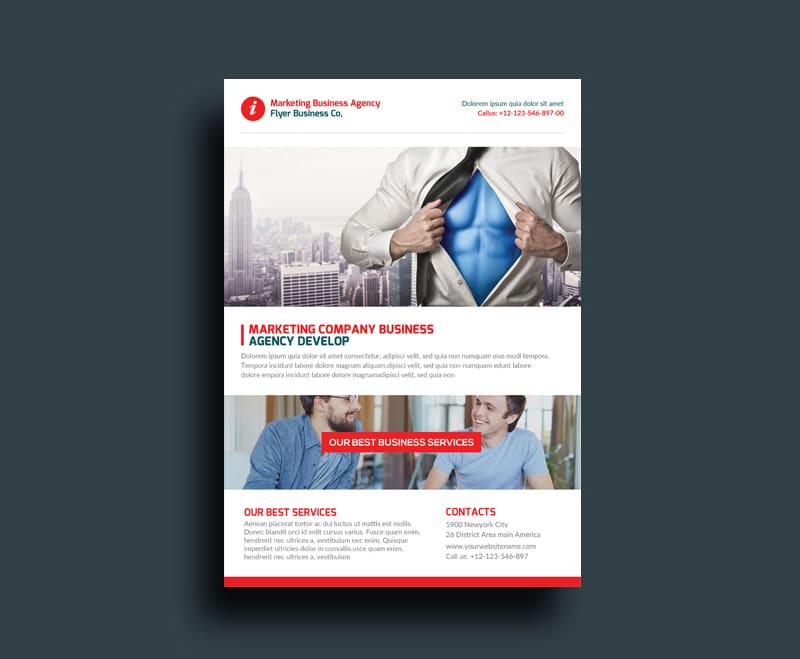Free Corporate Business Flyer PSD