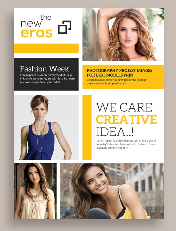 Free Fashion Flyer PSD