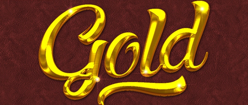Free Gold Photoshop Style 4