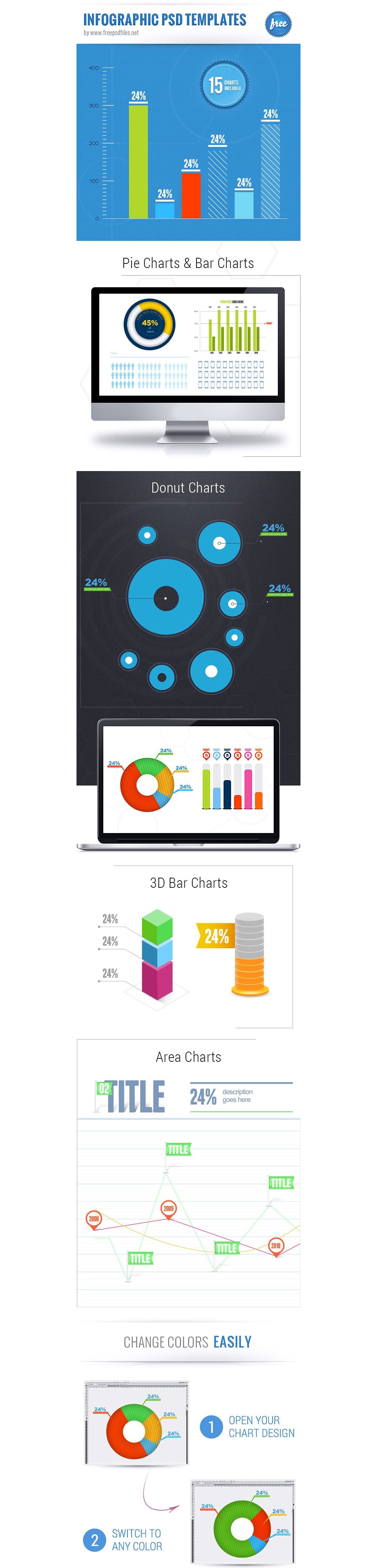 Free Infographic Templates PSD